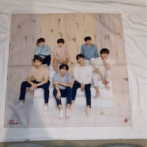 BTS Love Yourself Official Tour Fabric Poster